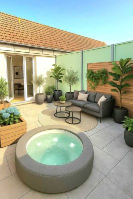Exklusive 1,5-Zimmer Dachterrassenwohnung ERSTBEZUG nach Sanierung