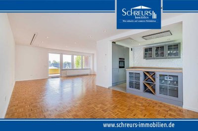 KR - Bockum: Einziehen und Wohlfühlen! Komplett sanierte moderne 5-Zimmer-Wohnung mit Westloggia!
