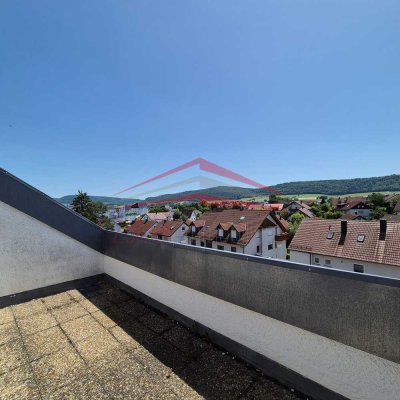 3- Zimmerwohnung mit Dachterrasse und Ausblick!