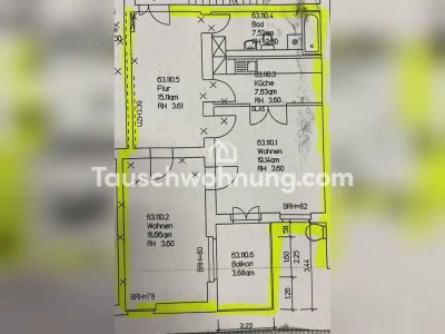 Tauschwohnung: Charmante Altbau - Wohnung im Zentrum