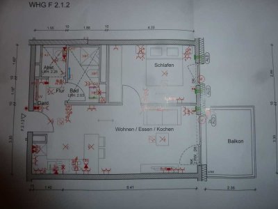 Exklusive 2-Zimmer-Wohnung mit Einbauküche und Balkon in Bonn