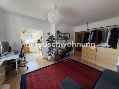 Tauschwohnung: Tausche 1,5 Zimmer im Dachgeschoss