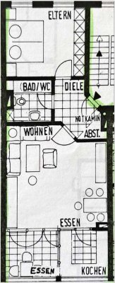 Attraktive 2,5-Zi. - 1.OG - Whg. mit Süd-Panoramafenster in Markt Indersdorf
