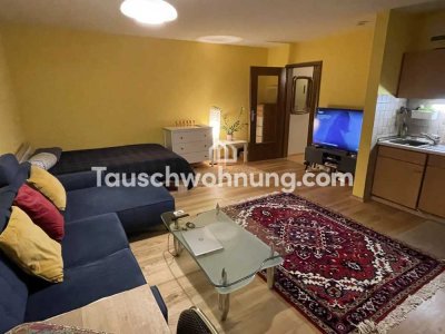 Tauschwohnung: 1 Zimmer Wohnung gegen mins 2 ZimmerWohnung.