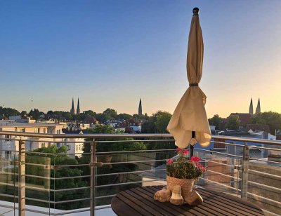 2391 - Penthouse mit Blick auf Lübecks 7 Türme