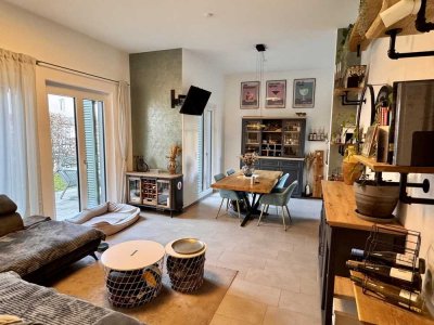 Barrierefreie 3 Zi. Whg. mit EBK, 2 Terrassen und Gartenanteil von privat