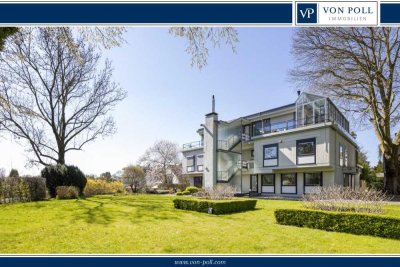 Natur trifft Komfort: Gartenwohnung mit Terrasse und Pool