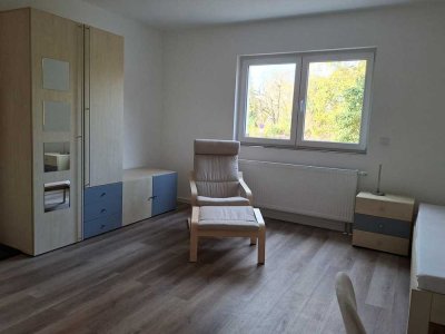 Möblierte 1-Zimmer-Wohnung am Naturschutzgebiet (Erstbezug)