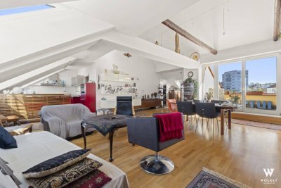 Großzügiges Wohnen mit Loft-Charakter – 120m², Terrasse &amp; Tiefgaragenplatz
