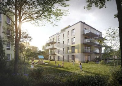 KfW40-Neubau: Traumwohnung mit Dachterrasse, 450m zum Kulkwitzer See, 3 Raum-Whg., Erstbezug