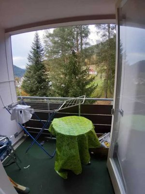 Geschmackvolle Wohnung mit einem Zimmer sowie Balkon und Einbauküche, Schwimmbad in Baiersbronn