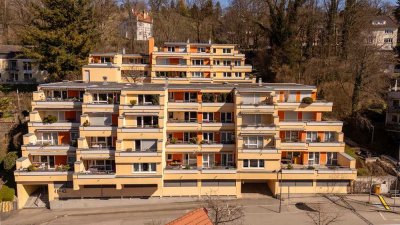 Ravensburg - Zentrumsnähe
Chice 2-Zimmer-Terrassenwohnung mit Stadtblick