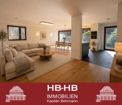 216 m² Fläche!! 6 Zimmer, 2 Bäder, eine Garage - Maisonette Whg. in zentraler Lage!