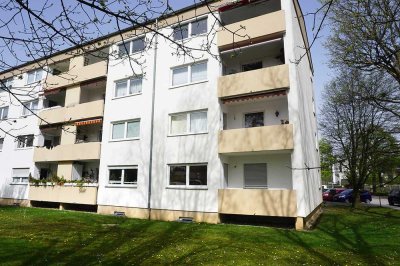 Gepflegte 3-Zimmer-Wohnung mit Süd-Balkon in ruhiger Lage in Ottobrunn