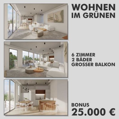 Moderne, helle 6-Zimmer-Dachgeschoss-Maisonette für die Großfamilie