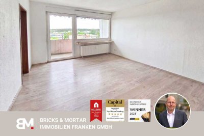 Gepflegte 1-Zimmer-Wohnung mit Balkon in Nürnberg-Langwasser