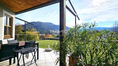 Grandiose Aussicht: Wohnen und Arbeiten in natürlichem Ambiente - Weinkeller und Garage