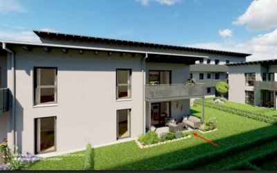 *Erstbezug* Neubauwohnung mit 137m² Garten in Landau an der Isar