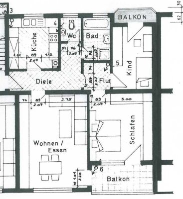 Nachmieter gesucht, schöne 3 Zimmer Wohnung in Eutingen