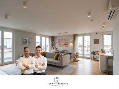 Exklusive 3-Zimmer-Penthousewohnung mit umlaufender Dachterrasse und hochwertiger Ausstattung