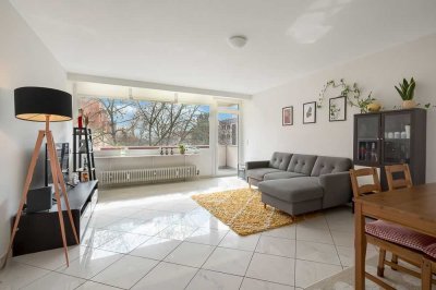 Praktische 2-Zimmer-Wohnung mit großem Balkon in attraktiver Lage