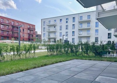 Neubau-Gebiet Hannover Kronsrode: EBK, Terrasse/Garten, Fußbodenheizung, 2 Bäder, Lift, TG, Keller