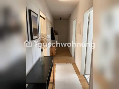 Tauschwohnung: Tausche helle 3-Zimmer DG Wohnung gegen Wohnung mit Balkon