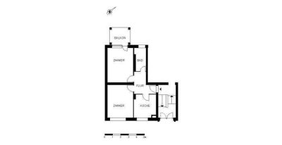 Endlich Zuhause: interessante 2-Zimmer-Wohnung