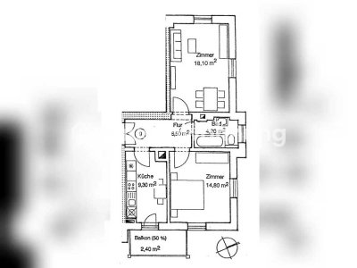 Tauschwohnung: 55 m² Wohnung in Dresden, Pieschen
