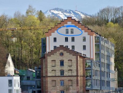 Exklusive 2,5-Zimmer Penthouse-Wohnung (128m²) in Kempten (Allgäu) mit Dachterrassen
