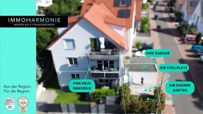 Moderne 3-Zimmer-Wohnung mit Loggia, Garten, Garage & Stellplatz in ruhiger Lage von Bellheim