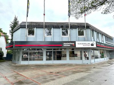 Großzügig ohne Nachbarn über einem Küchenstudio wohnen mit großem 70 qm Keller