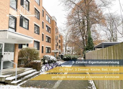 Top Investition in Bemerode: 3 Zimmer Wohnung mit Loggia und Keller