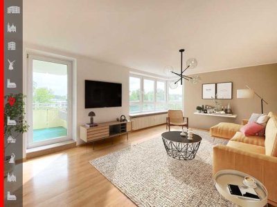 Ideal geschnittene 3,5-Zimmer-Wohnung - perfekt für Familien, WGs und Kapitalanleger
