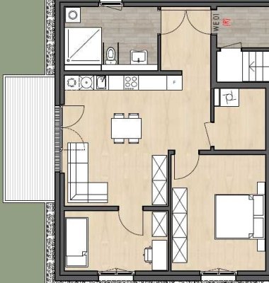 3-Zimmer-Wohnung mit Terrasse in Alsheim