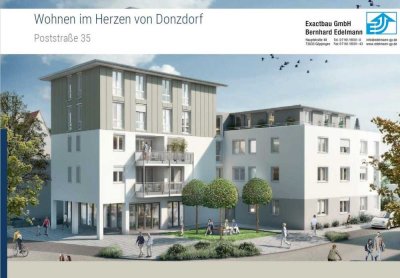 Hochwertige 3-Zimmer Neubau Wohnung im Zentrum von Donzdorf!