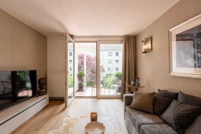 Voll möblierte Wohnung, voll ausgest., kernsan.,im gepfl.,6-Fam.-Haus,Bermuda/Kultur im Ehrenfeld