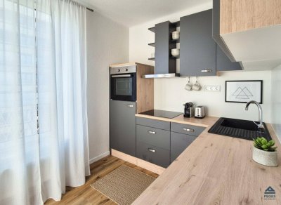 Ideal, zentral: renovierte 2-Zimmer-Wohnung - Nähe Kiesel