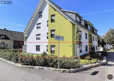 Befristet 1 Jahr - Zentrale 3-Zimmer-Erdgeschosswohnung mit EBK in Wangen im Allgäu