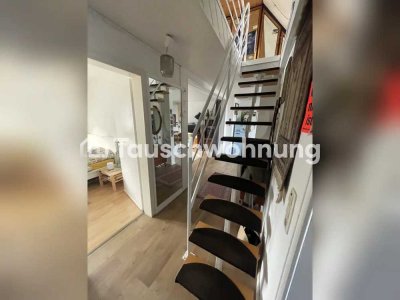 Tauschwohnung: Helle schöne Wohnung mit Mansarde und Balkon, 2 Bäder