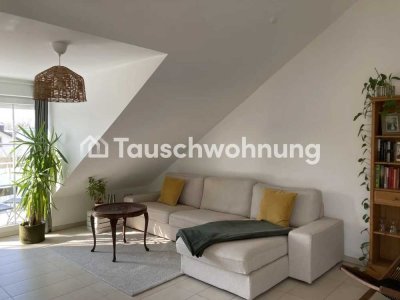Tauschwohnung: Sonnige 3-Zimmer-Dachgeschosswohnung in Gronsdorf