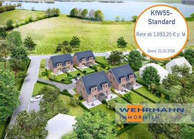 KfW55: Moderne Doppelhaushälften mit ansprechendem Grundriss in grüner Lage (WE 7)