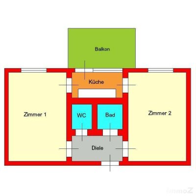 PROVISIONSFREI neuwertige 2 Zimmerwohnung mit Balkon-Terrasse - nähe LKH/Med-UNI - Ragnitzstraße
