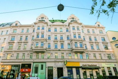 TABORSTRASSE | ALTBAUWOHNUNG MIT 4 ZIMMER, SEPARATER WOHNKÜCHE UND BALKON | UNBEFRISTETE VERMIETUNG