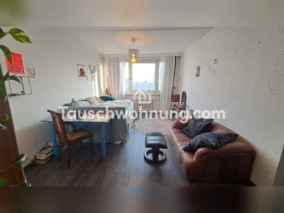 Tauschwohnung: 48qm Wohnung mit Schlafzimmer und Wohnküche, toller Ausblick