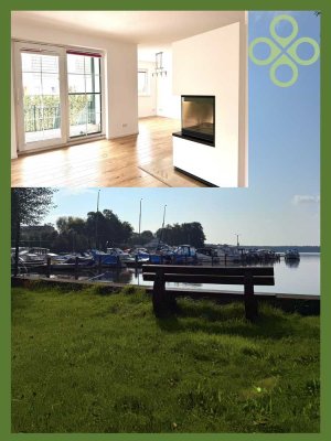 ***Erholsame Ruhe in Wassernähe! Sanierte 3 Zimmer mit 2 Balkonen, Terrasse und 250 qm Garten***