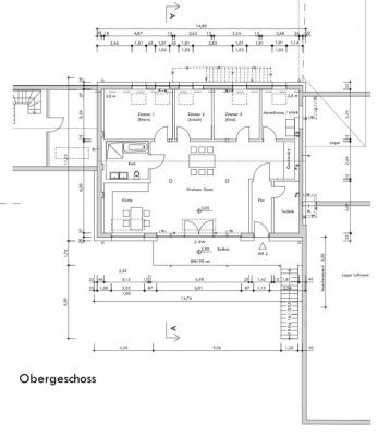 grosse helle Loft Neubauwohnung