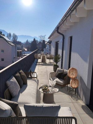 Freiheit mit Aussicht - Ihr exklusives Penthouse mit beeindruckendem Bergpanorama mitten in Salzburg
