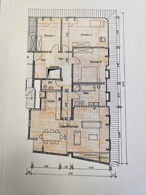 Charmante Dachgeschoss-Altbauwohnung in Bruchsal