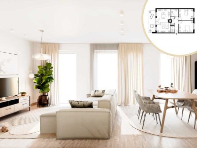 3-Zimmer-Wohnung mit Südbalkon I Neubau I Aufzug I provisionsfrei